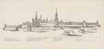 Meierberg (Meyerberg), Augustin, von - Moscow Kremlin seen from the East. From: Augustin von Meyerberg and his travel  to Russia