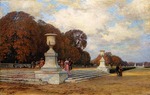 Zuber, Henri - Les marches de marbre rose à Versailles