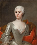 Denner, Balthasar - Portrait of Countess Margaretha Sophia von Hennicke, née von Schönberg