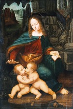 Bernardino de Conti - Madonna and Child with the Infant Saint John