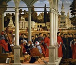 Carpaccio, Vittore - Saint Stephen before the High Priest and Elders of the Sanhedrin