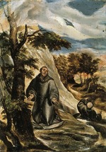 El Greco, Dominico - Saint Francis of Assisi Receiving the Stigmata