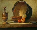 Chardin, Jean-Baptiste Siméon - Still life with copper cauldron