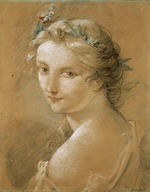 Natoire, Charles Joseph - Portrait of a Young Woman