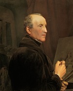 Waldmüller, Ferdinand Georg - Self-Portrait at the Easel  