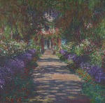 Monet, Claude - Pathway in Monet's Garden at Giverny