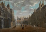 Meunincxhove, Jan Baptist van - Burg Square in Bruges