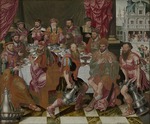 Claeissens, Antoon (Antonius) - Banquet of the council members of the Town Hall