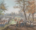 Hoechle, Johann Nepomuk - Battle at Zalesie near Biala Podlaska on October 1812