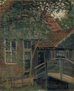Monet, Claude - Passerelle à Zaandam (Footbridge at Zaandam)