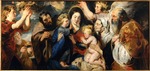 Jordaens, Jacob - The Holy Family with the young John the Baptist and angels