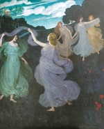 Auchentaller, Josef Maria - Dance of the Elves (after Beethoven's Sixth Symphony, known as the Pastoral, 1st movement)