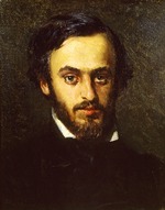 Morelli, Domenico - Portrait of Emilio Villari (1836-1904)