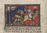 Anonymous - When the fifth angel blew his trumpet... Miniature from: Apocalypse de saint Jean 