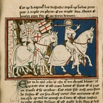Anonymous - The great king on a white horse. Miniature from: Apocalypse de saint Jean 