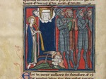 Anonymous - The sixth angel sounded his trumpet... Miniature from: Apocalypse de saint Jean 