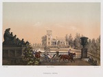 Ziegler von Schaffhausen, Carl-Friedrich - The Pink pavilion (Ozerki pavilion) in the Peterhof Park