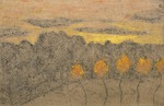 Roussel, Ker-Xavier - Paysage aux Arbres Jaunes