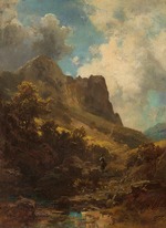 Spitzweg, Carl - Valley Canyon With A Dairymaid