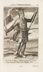 Anonymous - Attila the Hun. From Mausoleum by Ferenc Nadasdy