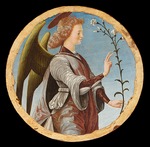 Francesco del Cossa - Polittico Griffoni: Angel of the Annunciation