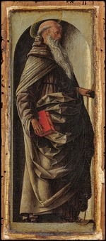 Ercole de' Roberti, (Ercole Ferrarese) - Polittico Griffoni: Saint Anthony the Great