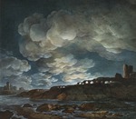 Bagetti, Giuseppe Pietro - Full Moon Over the Sea