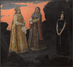 Vasnetsov, Viktor Mikhaylovich - Three queens of the underground kingdom