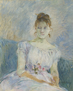 Morisot, Berthe - Paula Gobillard in Her Ball Gown