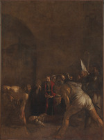 Caravaggio, Michelangelo - Burial of Saint Lucy (Seppellimento di Santa Lucia)