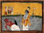 Anonymous - Matsya - avatar of Vishnu, killing the demon Hayagriva