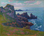 Moret, Henry - Calm weather, Coast at the Pointe de Pern, Ushant