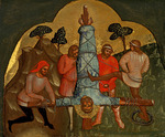 Veneziano, Lorenzo - The Crucifixion of Peter (Predella Panel)