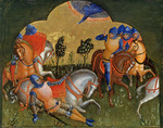 Veneziano, Lorenzo - The Conversion of Paul (Predella Panel)
