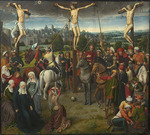 Memling, Hans, (workshop of) - Calvary Triptych, central panel