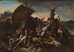 Géricault, Théodore - The Raft of the Medusa (Le Radeau de la Méduse). Fourth sketch