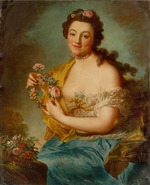 Therbusch-Lisiewska, Anna Dorothea - Self-Portrait as Flora