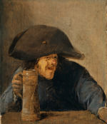 Brouwer, Adriaen - Peasant with Bicorne and Tankard 