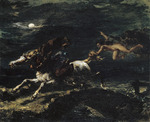 Delacroix, Eugène - Tam O'Shanter Pursued by the Witches