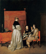Ter Borch, Gerard, the Younger - The Gallant Conversation (The Paternal Admonition)