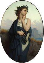 Bouguereau, William-Adolphe - The Muse (Philomèle) 