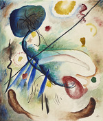 Kandinsky, Wassily Vasilyevich - Aquarell mit Strich (Watercolor with stroke)