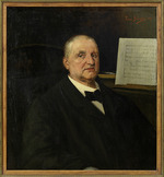 Bératon, Ferry - Portrait of Anton Bruckner (1824-1896)