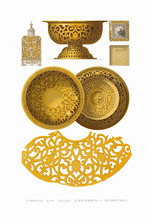 Solntsev, Fyodor Grigoryevich - Drinking vessel of Tsar Fyodor III Alexeevich. From the Antiquities of the Russian State