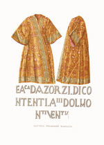 Solntsev, Fyodor Grigoryevich - Tsar's caftan. From the Antiquities of the Russian State
