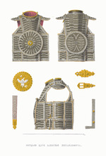 Solntsev, Fyodor Grigoryevich - Mirror armour of Tsar Alexei Mikhailovich. From the Antiquities of the Russian State