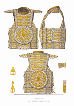 Solntsev, Fyodor Grigoryevich - Mirror armour of Tsar Michail I Fyodorovich of Russia. From the Antiquities of the Russian State