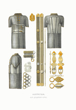 Solntsev, Fyodor Grigoryevich - Mail and plate armour. From the Antiquities of the Russian State
