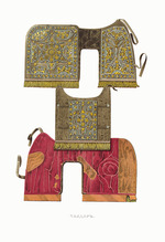 Solntsev, Fyodor Grigoryevich - Horse blanket. From the Antiquities of the Russian State