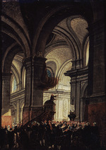 Demachy, Pierre-Antoine - Sermon of a Capuchin in the Church of Saint Roch